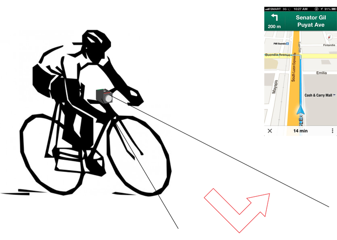 Bike Laser Navigation – screenshot 1
