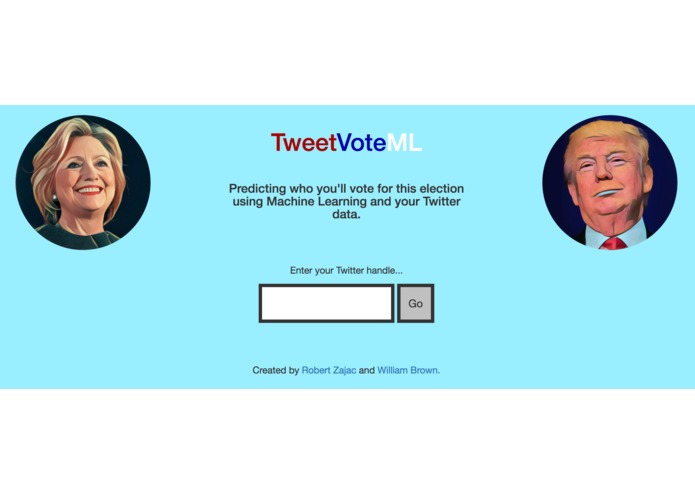 TweetVoteML – screenshot 1