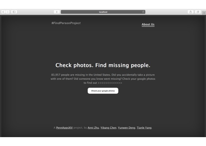Find Missing People – screenshot 1