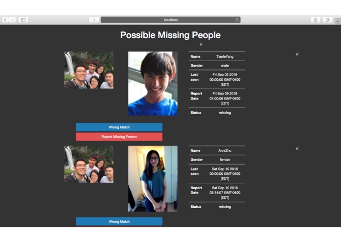 Find Missing People – screenshot 2