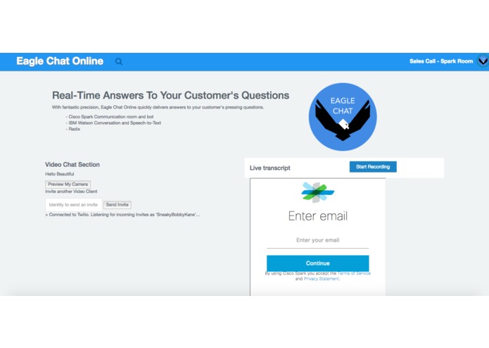 Eagle Chat Online – screenshot 1