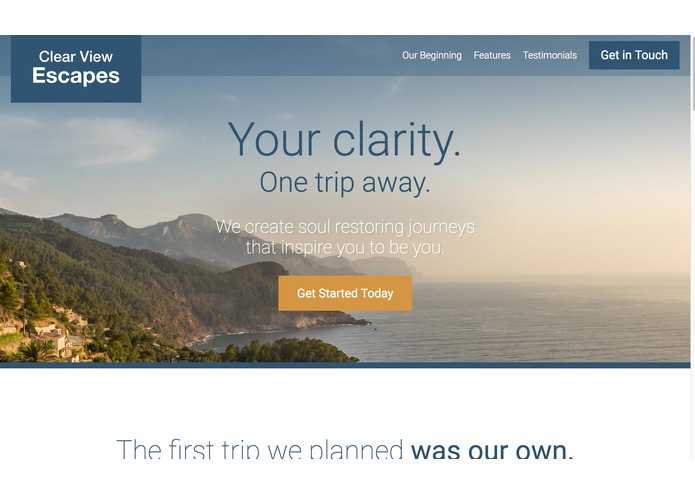 travel-agency-site – screenshot 1
