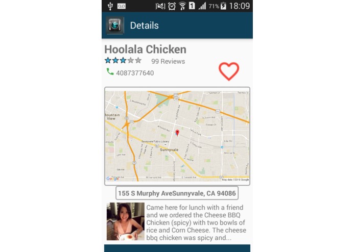 FindRestaurant – screenshot 3