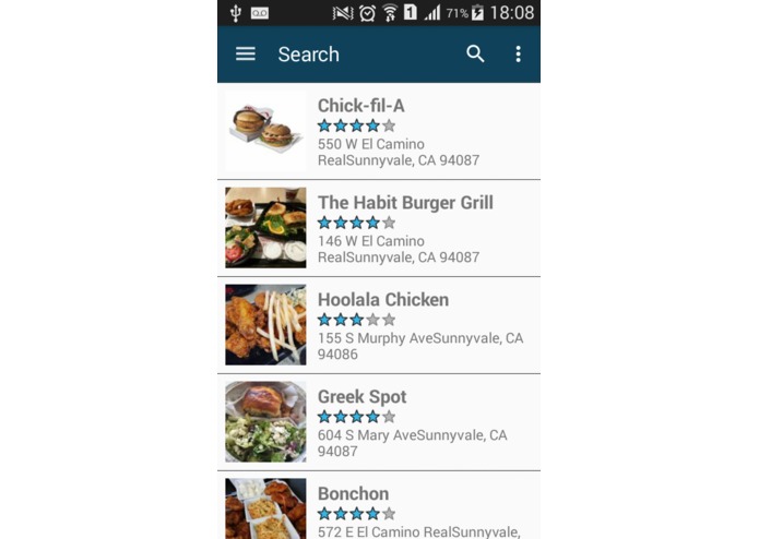 FindRestaurant – screenshot 4