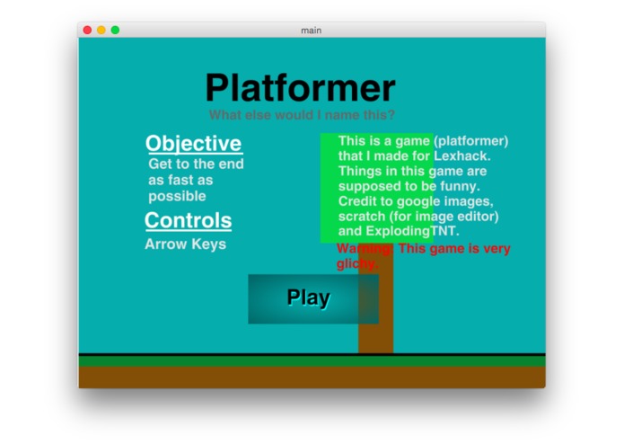 Platformer – screenshot 1