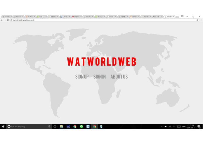 WatWorldWeb – screenshot 1