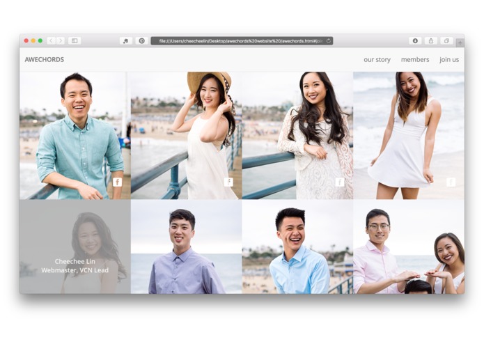 Awechords-Website- – screenshot 1
