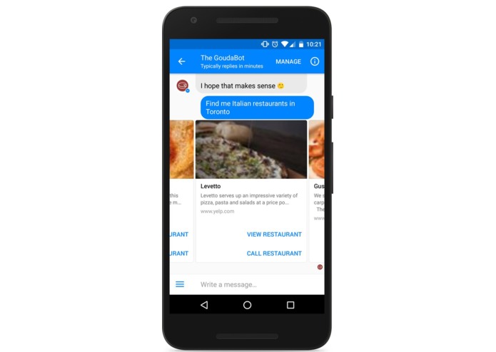 GoudaBot – screenshot 2