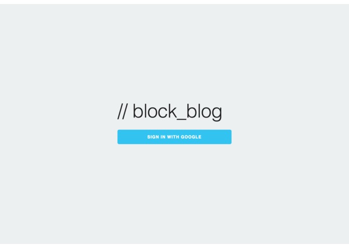 // block_blog – screenshot 2