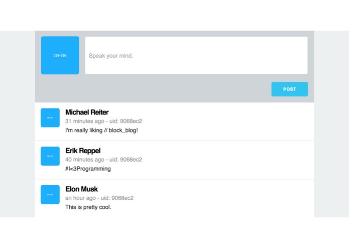 // block_blog – screenshot 3