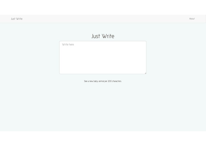 Just Write – screenshot 1