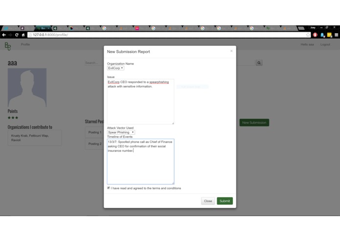 BountyPhish – screenshot 1