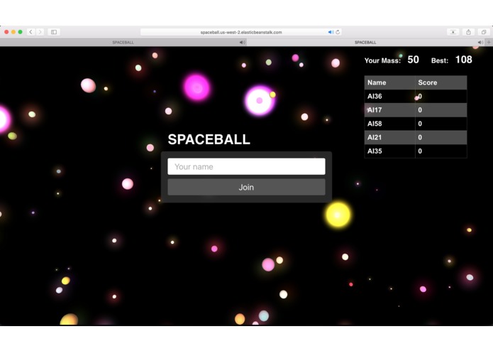 spaceBall – screenshot 2