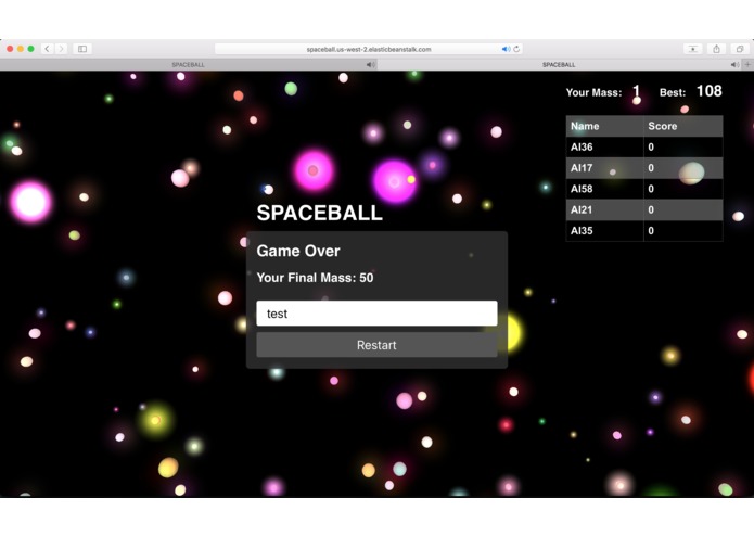 spaceBall – screenshot 3