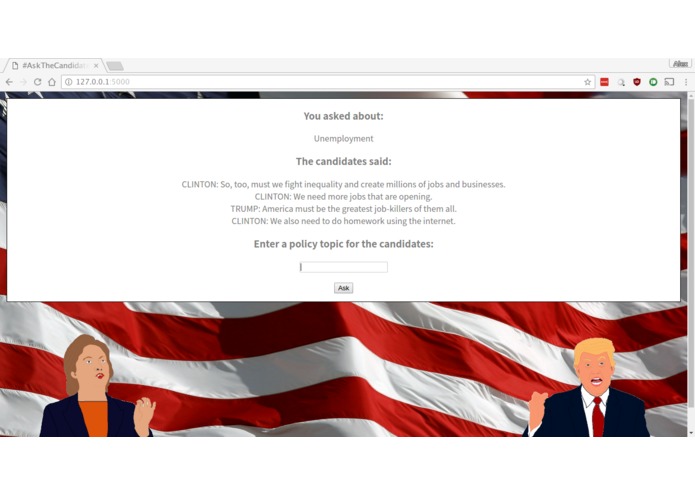 AskTheCandidates – screenshot 1