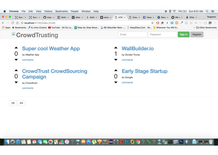 CrowdTrust – screenshot 2