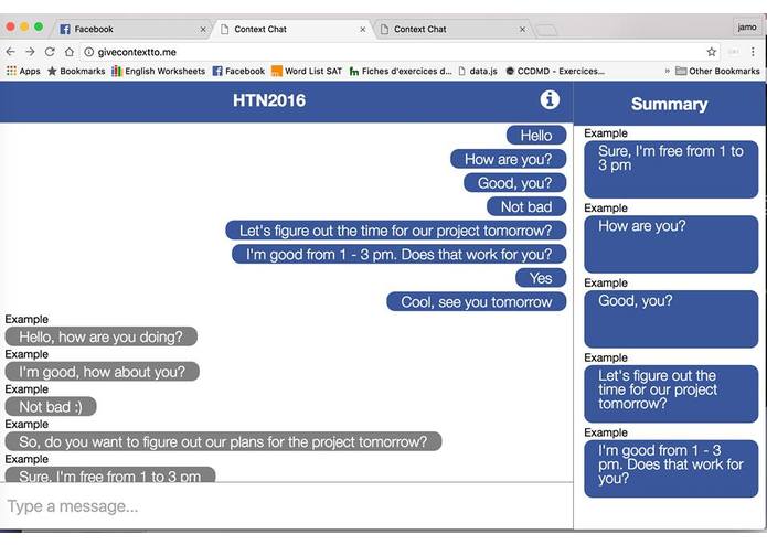 Context Chat – screenshot 2