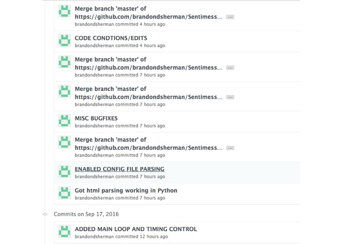 Sentimessenger – screenshot 2