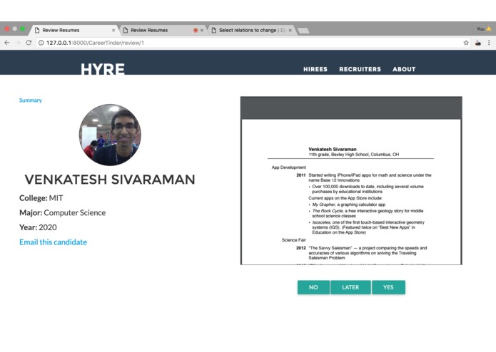 HYRE – screenshot 4