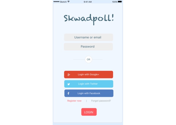 Skwadpoll – screenshot 1