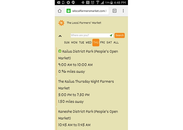 TheLocalFarmersMarket.com – screenshot 4