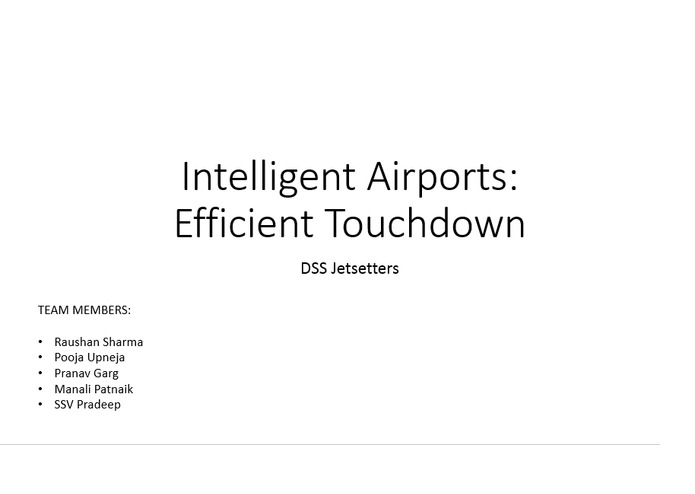 DSSJetsetters: Intelligent Airport-Efficient Touchdown – screenshot 5