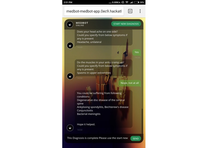 MedBot  – screenshot 3