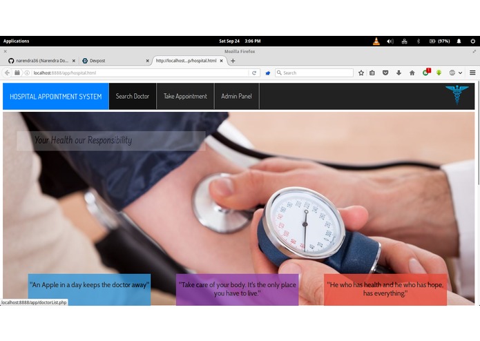 HosAppointmentSys – screenshot 1