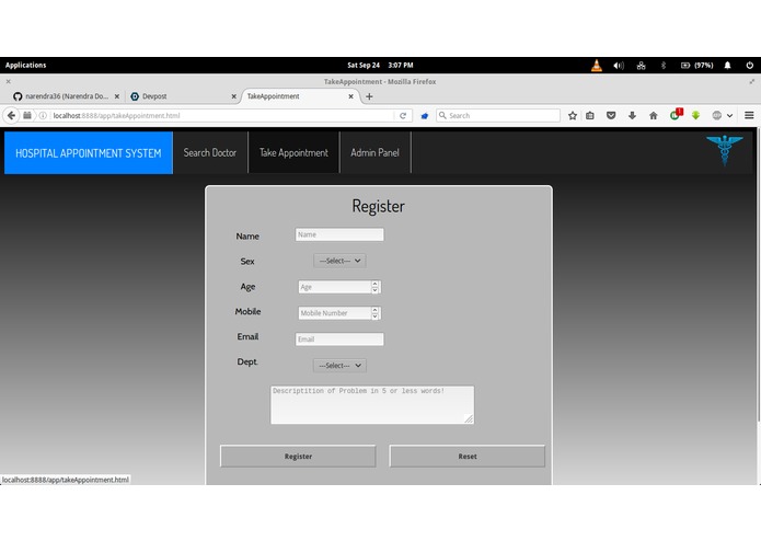 HosAppointmentSys – screenshot 2