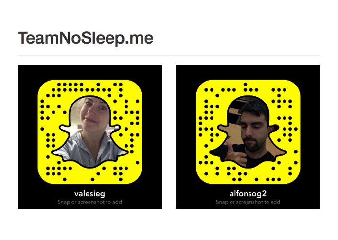 teamnosleep.me – screenshot 1