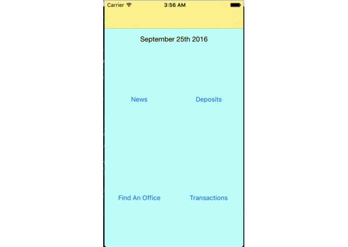 Goldman Sachs UX Prototype – screenshot 1