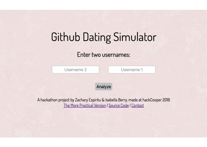 Github Dating Simulator – screenshot 2
