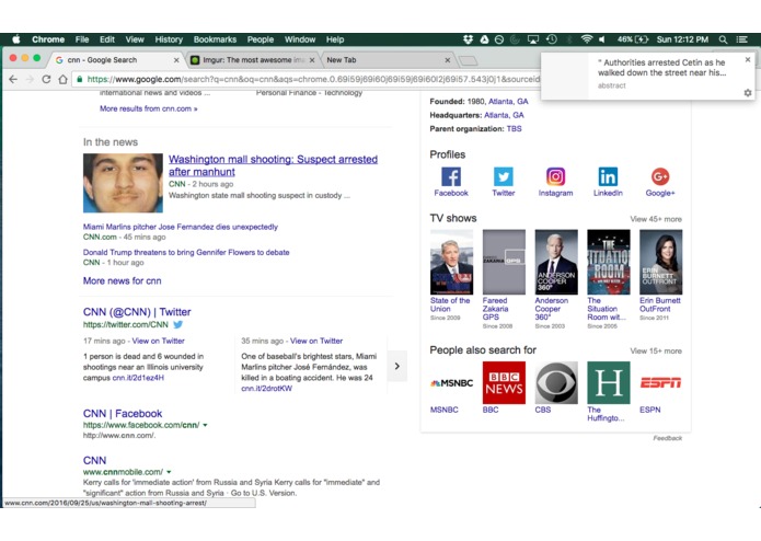 Abstract – screenshot 1