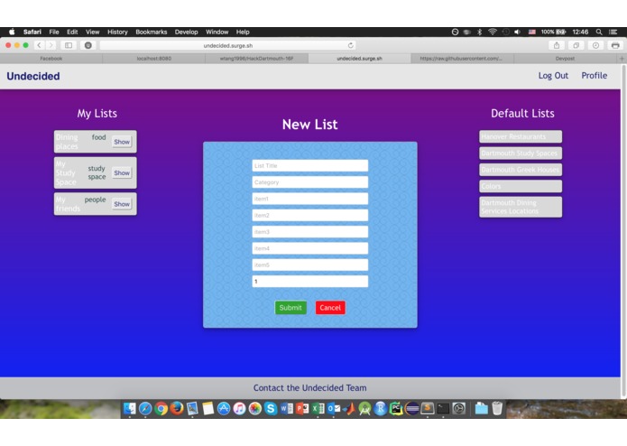 Undecided – screenshot 1