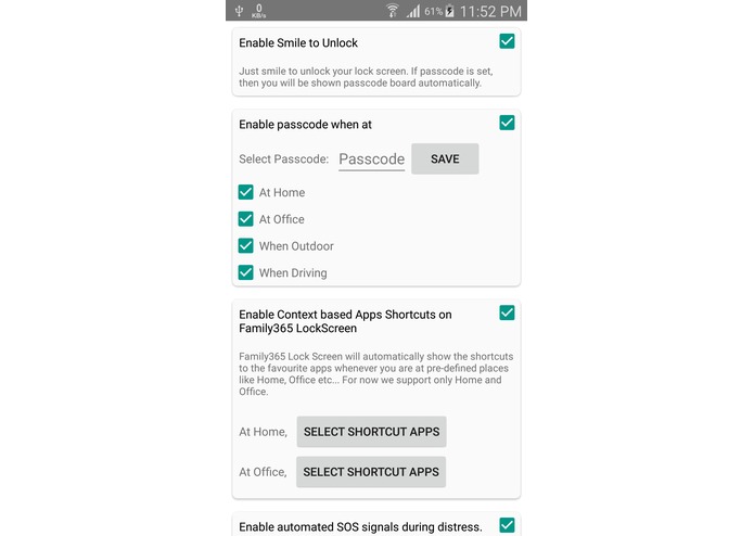 Family365, an Android LockScreen Companion – screenshot 6