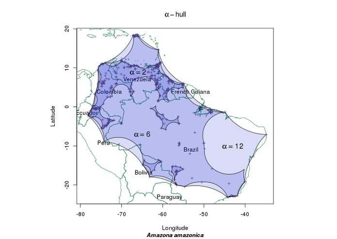 GBIFgaps – screenshot 2