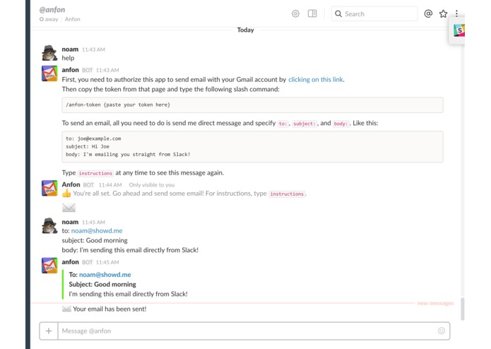 Anfon – screenshot 2