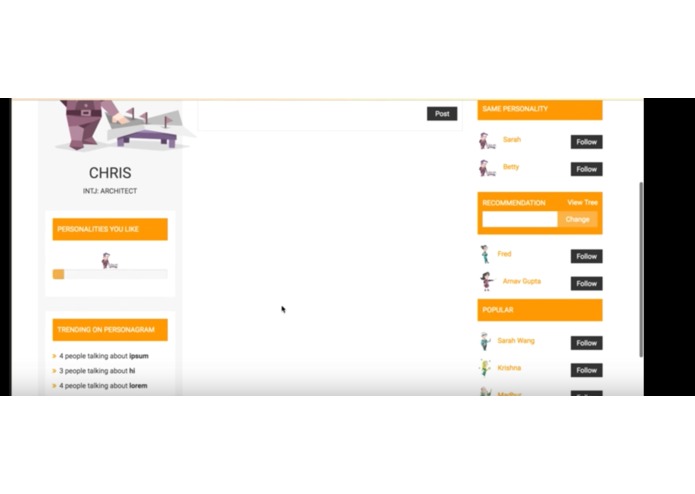 Personagram – screenshot 1