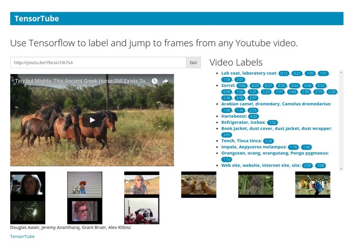 TensorTube – screenshot 1