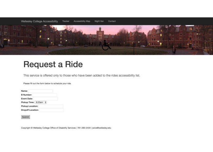 Accessing the Access Van – screenshot 1