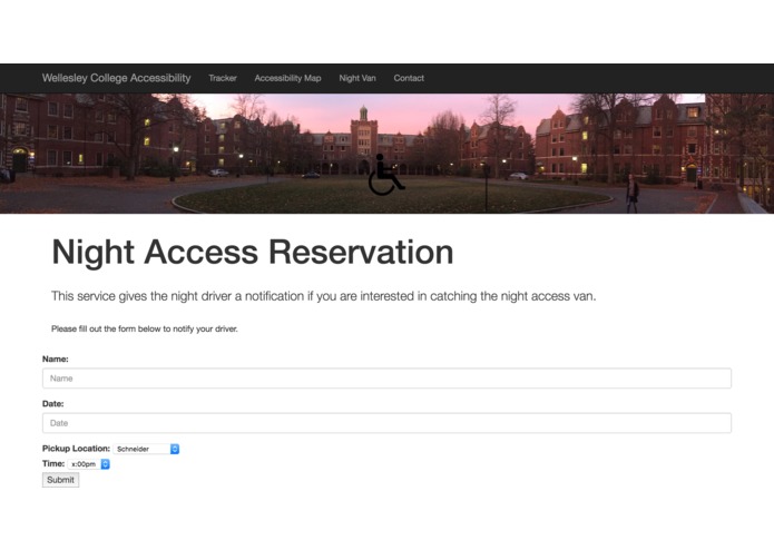 Accessing the Access Van – screenshot 4