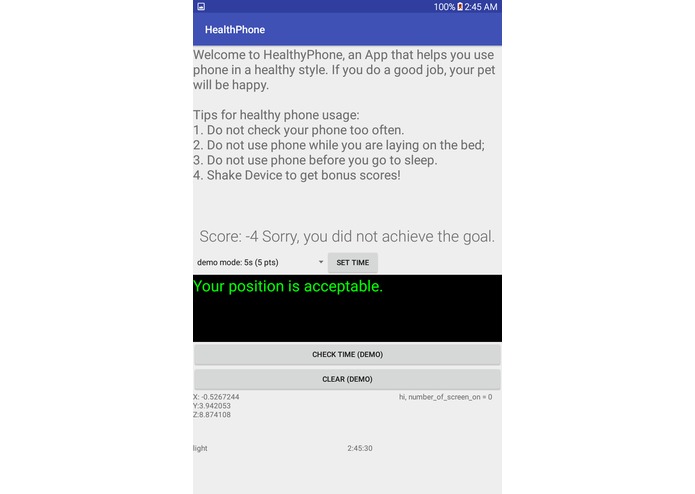 HealthPhone – screenshot 7