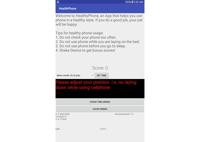 HealthPhone – screenshot 3