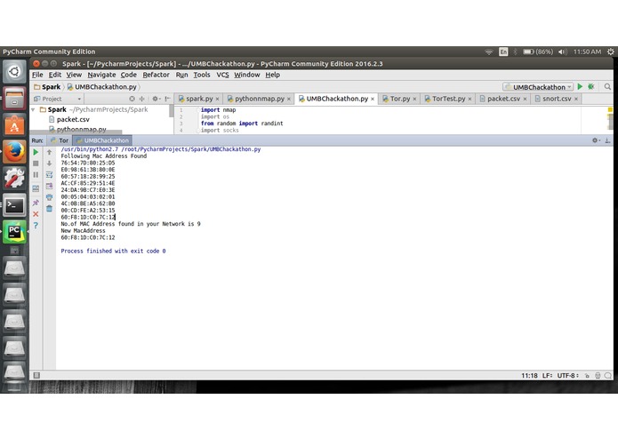 MAC Address Spoofing  – screenshot 1