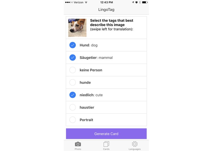 LingoTag – screenshot 2