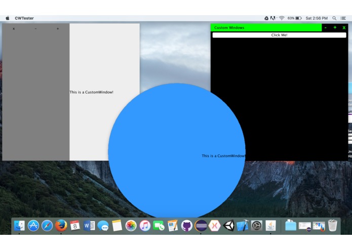 CustomWindows – screenshot 1