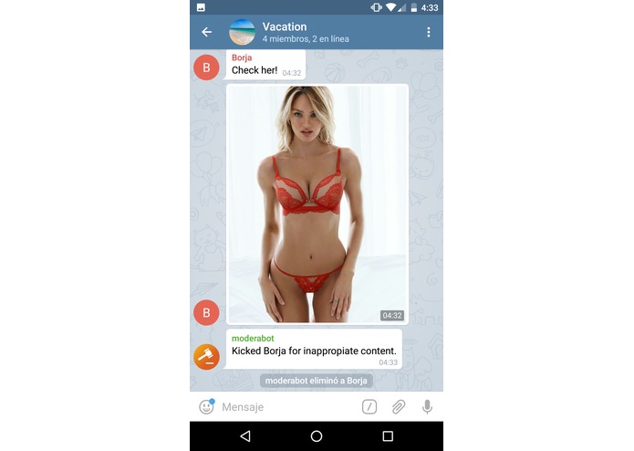 Moderabot – screenshot 3