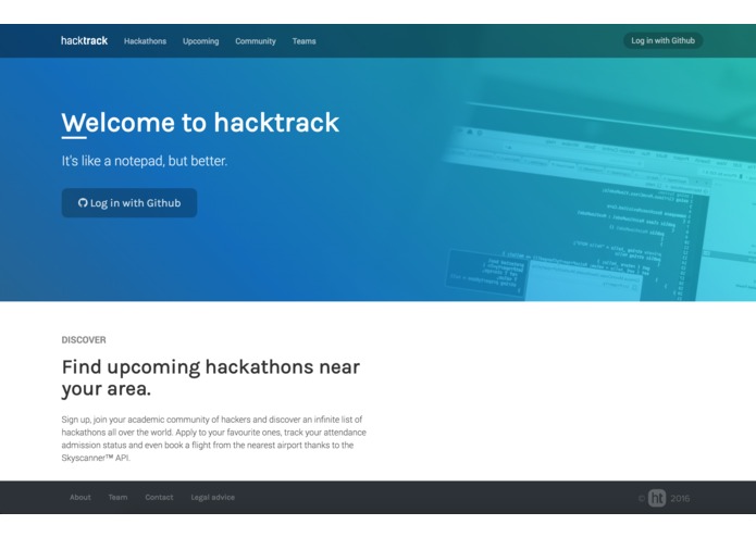 Hacktrack – screenshot 2
