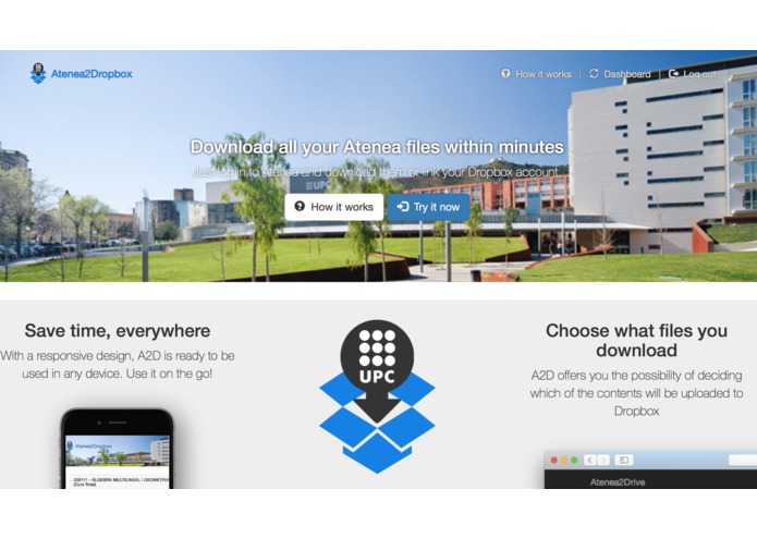 Atenea2Dropbox – screenshot 4