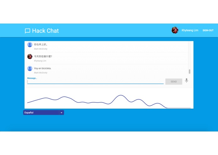 HackChat – screenshot 1